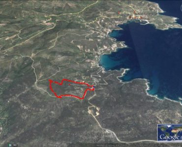 GoogleEarth Image 370x300 - Land with Great Sea View in Evia